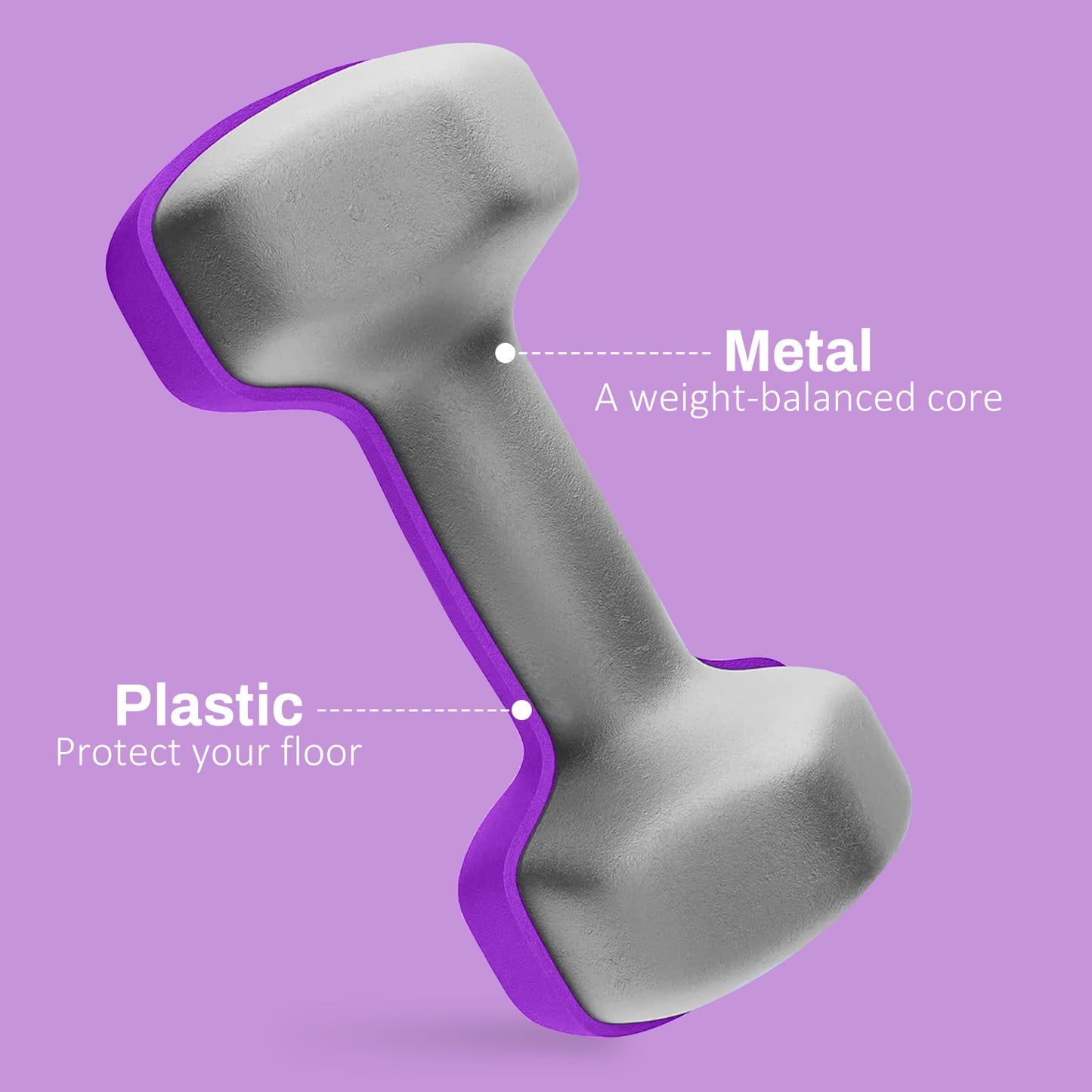 Dumbbells, Non-Roll Hexagonal Weights