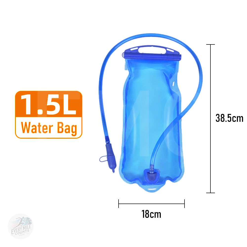 Water Bladder Water Reservoir Hydration Pack Storage Bag BPA Free - 1.5L, 2L, 3L Running Hydration Vest Backpack