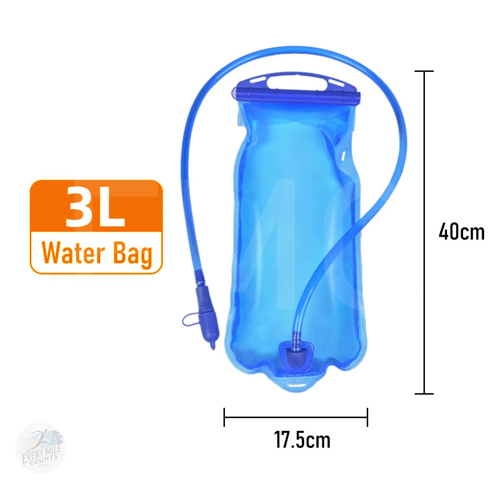 Water Bladder Water Reservoir Hydration Pack Storage Bag BPA Free - 1.5L, 2L, 3L Running Hydration Vest Backpack