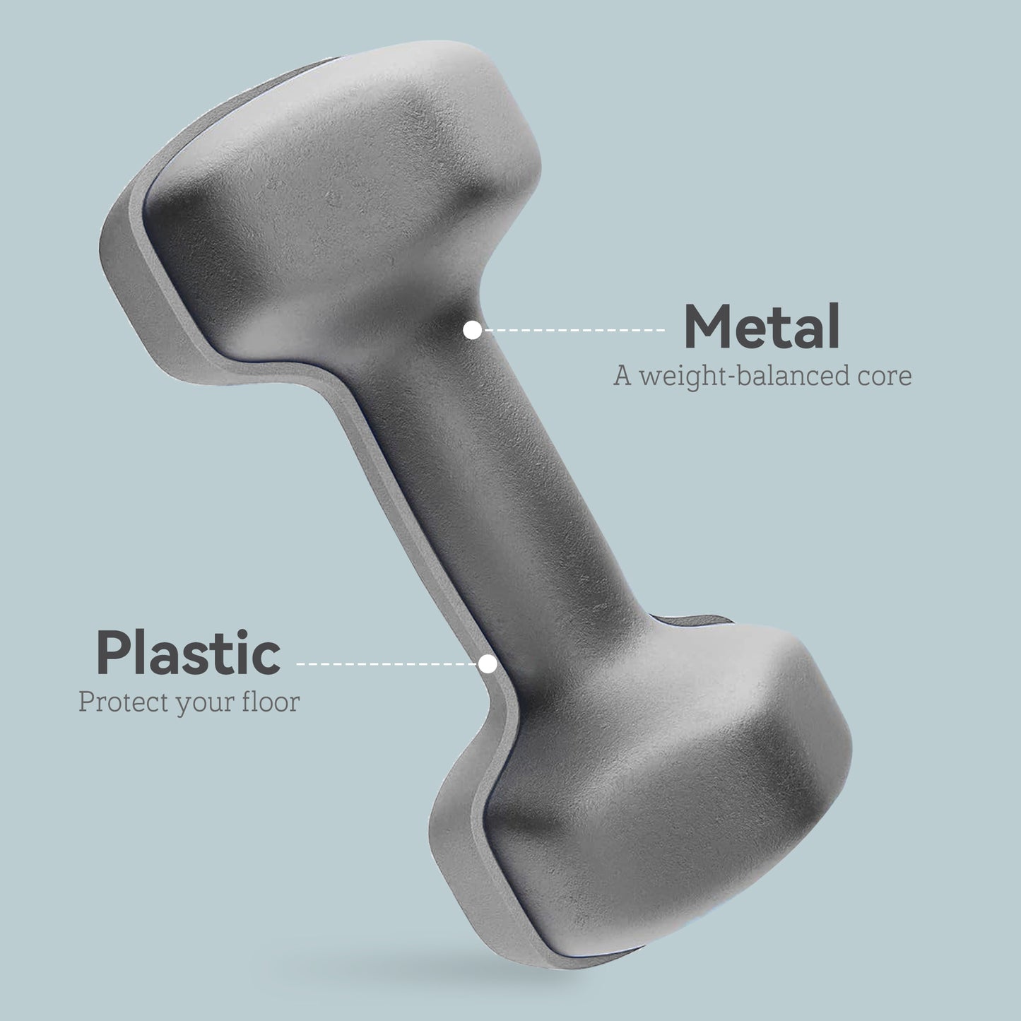 Dumbbells, Non-Roll Hexagonal Weights
