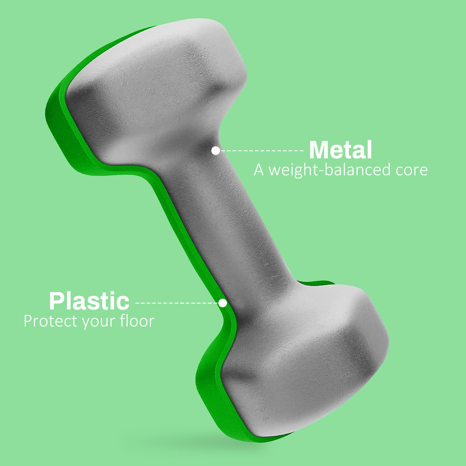 Dumbbells, Non-Roll Hexagonal Weights
