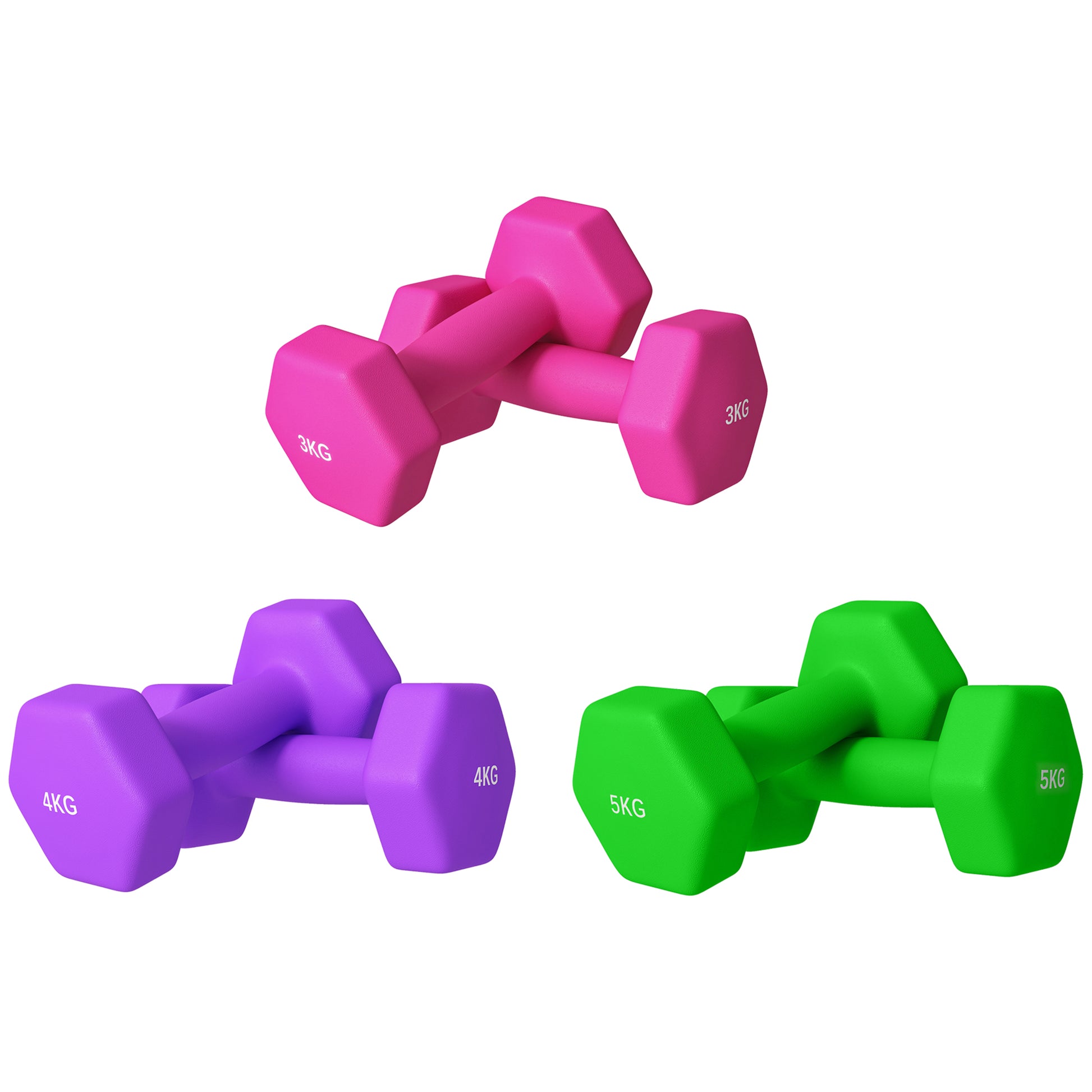 Dumbbells, Non-Roll Hexagonal Weights