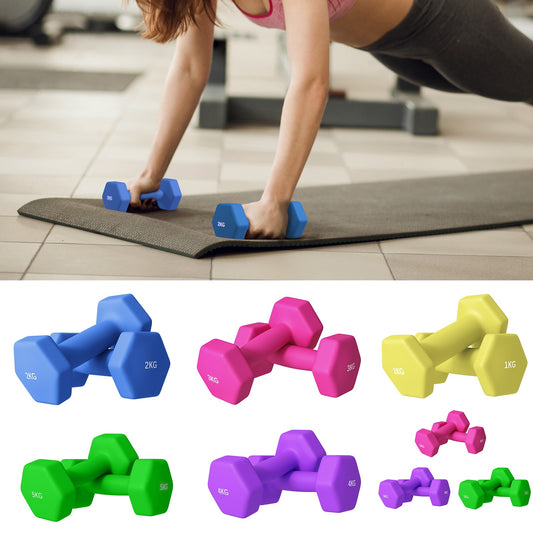 Dumbbells, Non-Roll Hexagonal Weights