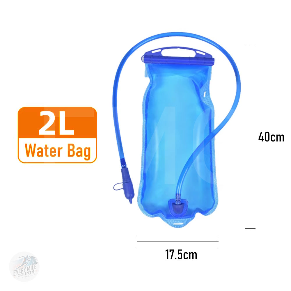 Water Bladder Water Reservoir Hydration Pack Storage Bag BPA Free - 1.5L, 2L, 3L Running Hydration Vest Backpack