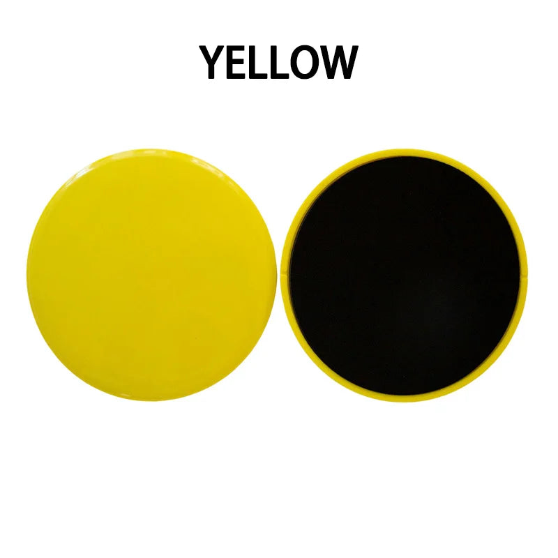 2-Pack Glide Discs – Solid Colour Fitness Gliders for Yoga & Core Training