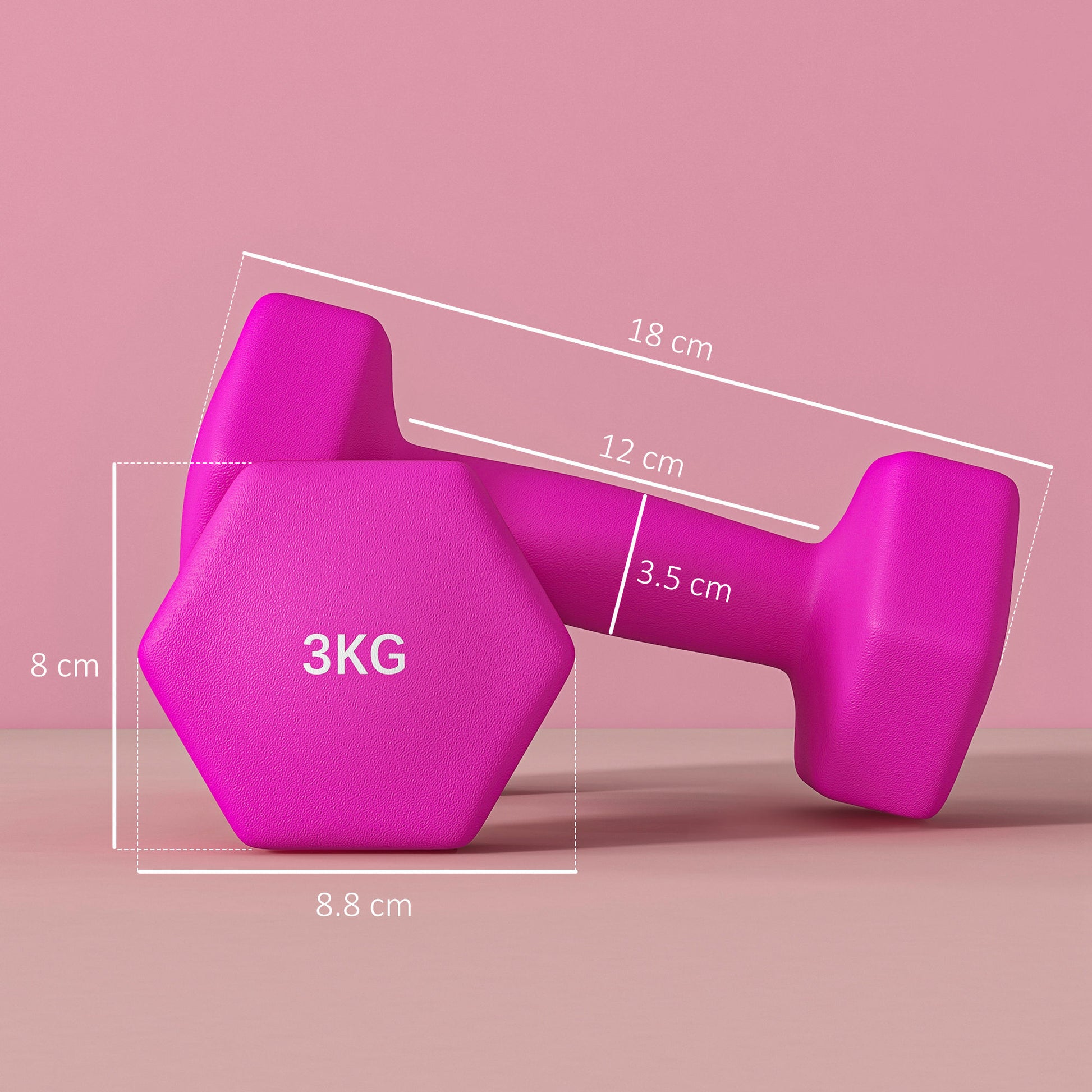 Dumbbells, Non-Roll Hexagonal Weights