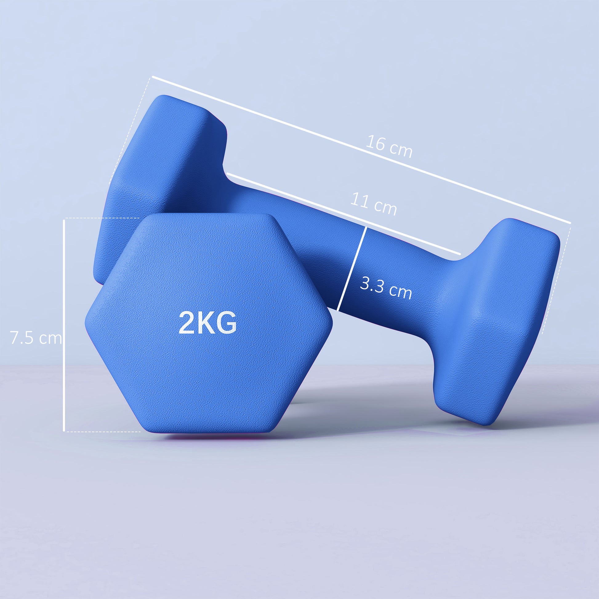 Dumbbells, Non-Roll Hexagonal Weights
